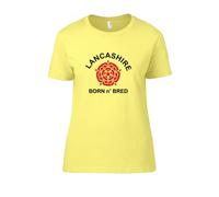 FatCuckoo Lancashire Born n' Bred Red Rose- Regional Emblem Women's T-Shirt