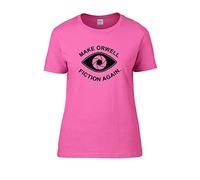 FatCuckoo Make Orwell Fiction Again- 1984 Doublespeak is Here- Women's T-Shirt Azalea