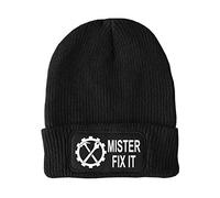 FatCuckoo - Mr Fix It. DIY Man Unisex Winter Thinsulate Beanie Hat Black