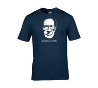 FatCuckoo NOAM Sayin' Chomsky Inspired- Political Figures Men's T-Shirt from Navy