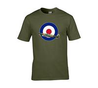 FatCuckoo RAF Spitfire- Battle of Britain WW2 Aircraft Plane Men's T-Shirt from