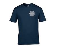 FatCuckoo- Shou Symbol- Chinese Symbol of Longevity- Men's T-Shirt Navy Blue