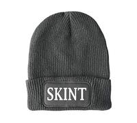 FatCuckoo - Skint, Poor Man's Unisex Winter Thinsulate Beanie Hat Charcoal