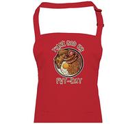 FatCuckoo Thank God It's Fry-Day- Funny unisex Kitchen Chefs Apron From