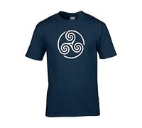 FatCuckoo Triskelion Spiral- Celtic NOELITHIC Symbol - Men's T-Shirt from