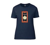FatCuckoo Yorkshire Lass- Deliciously Tasty and Refreshingly Blunt- Funny Women's T-shirt Navy