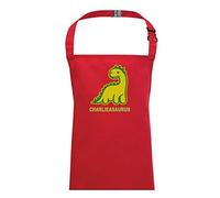 FatCuckoo YOUR NAME ASAURUS- Personalised Dinosaur Monster- children's/kids apron from