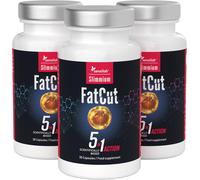 Fatcut - Pre Workout and Weight Loss Capsules - Guarana, Green Tea, Cayenne Pepp