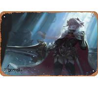 Fate/apocrypha Astolfo Siegfried Rider Of Black Saber Of Black Fate Series Anime Poster Home Wall Decoration Retro Metal Tin Sign 8x12 inch