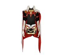 Fate Apocrypha Rider Girls Dress Astolfo Costume with Cloak - Red - S