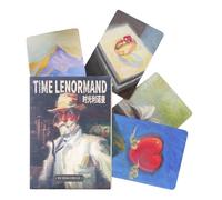 Fate Divination Cards, Tarot Cards Deck, 3.54 Inches Insight with Spiritual Feature, Sheet Board Game, Entertainment Garnish with Symbolic Design, Exploration Accessory for Enjoyment and Parties