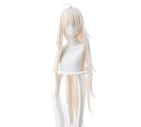 Fate Grand Order Alter Okita Souji Long Straight Wig Cosplay Costume Saber Heat Resistant Synthetic Hair Women Cosplay Wigs