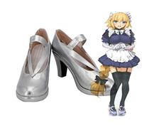 Fate Grand Order Cosplay Joan Of Arc Shoes Boots Custom Made Halloween Shoes Cosplay 35