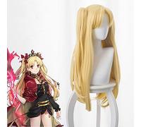 Fate Grand Order Cosplay Wig Ereshkigal Servant Lancer Blond Synthetic Hair Wig Cap Halloween Cosplay+ Free Wig Cap