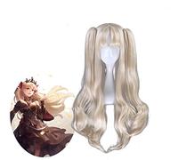 Fate Grand Order Ereshkigal Irkalla Two Ponytails Long Wig Cosplay Costume Women Heat Resistant Synthetic Hair Wigs W-9116