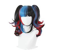 Fate Grand Order Fairouz Ai Long Cosplay Wig Colorful Hair FGO + Wig Cap Synthetic Hair Halloween Party Props Girls Women