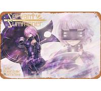Fate/grand Order, Mashu Kyrielight, Fate Series Anime Poster Home Wall Art Decoration Retro Metal Tin Sign 8x12 inch