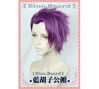 Fate/Grand Order Saber Lancelot Cosplay Wig Du Lac Lancelot Purple Wig Knights of the Round Table Cosplay Hair + Wig Cap