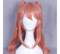Fate/Grand Order Tamamo No Mae Cosplay Wig 60cm Medium Long Straight for Women Anime Costume Party Wig Claw Clip Ponytail