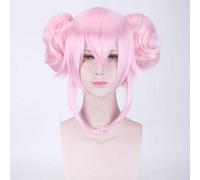 Fate Grand Order Wig Koyanskaya Tamamo no Mae FGO Cosplay Pink Buns Servent Lancer Role Playing Adult Synthetic Hair PL-336