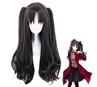 Fate/Stay Night Rin Tohsaka Two Ponytails Wig Cosplay Costume Fate Grand Order Women Long Synthetic Hair Halloween Party Wigs W-911