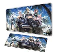 Fate Trigger: Novelty Girl Anime Mouse Pad/XXL MousePad/Anti Slip Pearl Base, Stitching Edge, Large Office Pad, PC Game Anime RectangularMousePad Mats for Mouse Pad (B, 90 x 50 cm)