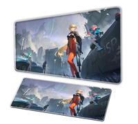 Fate Trigger: Novelty Girl Anime MousePad/XXL MousePad/Anti Slip Pearl Base, Stitching Edge, Large Office Pad, PC Game Anime RectangularMousePad Rugs for Mouse Pad (A,90 × 50 cm)