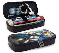 Fate Zero Saber Leather Pencil Case, Personalized Pen Bag, Pencil Pouch, Pen Box Stationery Bag,Multifunctional Stationery Box for Boys Girls