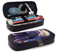Fate Zero Saber Leather Pencil Case, Personalized Pen Bag, Pencil Pouch, Pen Box Stationery Bag,Multifunctional Stationery Box for Boys Girls