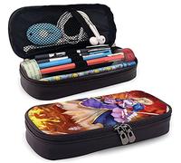 Fate Zero Saber Leather Pencil Case, Personalized Pen Bag, Pencil Pouch, Pen Box Stationery Bag,Multifunctional Stationery Box for Boys Girls