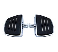 FATECIM Motorcycle Mini Floorboards Foot Pegs Pedals Rests with Male Mount Adapters for Harley Dyna Fat Bob Touring Road Glide Street Glide Sportster 883 Fat Boy Chrome