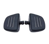 FATECIM Motorcycle Mini Floorboards Foot Pegs Pedals Rests with Male Mount Adapters for Harley Dyna Fat Bob Touring Road Glide Street Glide Sportster 883 Fat Boy Black