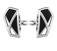 FATECIM Motorcycle Mini Floorboards Front Rider Foot Pegs Phantom Highway Footpegs for Harley 2018-2024 Softail Fat Boy Street Bob Fat Bob Low Rider S Breakout Softail Slim Heritage Classic (Chrome)