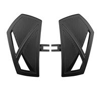 FATECIM Motorcycle Mini Floorboards Front Rider Foot Pegs Phantom Highway Footpegs for Harley 2018-2024 Softail Fat Boy Street Bob Fat Bob Low Rider S Breakout Softail Slim Heritage Classic (Black)