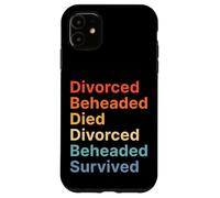 Fates of Six Wives of Henry VIII Funny English History Case for iPhone 11