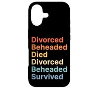 Fates of Six Wives of Henry VIII Funny English History Case for iPhone 17