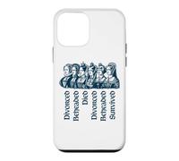 Fates of the Six Wives of Henry VIII Navy Print Case for iPhone 12 mini