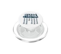 Fates of the Six Wives of Henry VIII Navy Print PopSockets PopGrip for MagSafe
