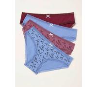 FatFace 4pk Cotton Rich Floral Knickers Multi