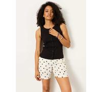 FatFace Cotton Rich Ribbed Vest Black
