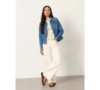 FatFace Denim Cropped Jacket Blue