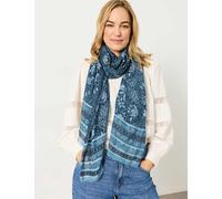 FatFace Floral Scarf Navy Mix