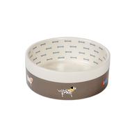 Fatface Marching Dog Bowl Danish Design Dark Brown One Size