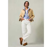 FatFace Mid Rise Cigarette Ankle Grazer Jeans White