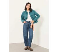 FatFace Pure Cotton Denim Jacket Teal