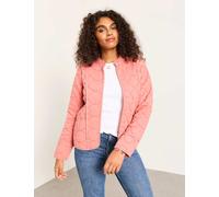 FatFace Pure Cotton Quilted Jacket Pink