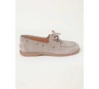 FatFace Suede Flat Boat Shoes Stone