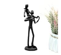 Father and Daughter Figure | Father and Daughter Statue, Iron Figurine Dad Daughter, We Celebrate The Love Link Between Fathers and Daughters On Thanksgiving Day