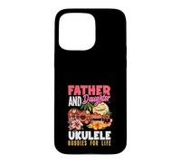 Father And Daughter Ukulele Buddies For Life Music Player Case for iPhone 15 Pro Max