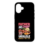 Father And Daughter Ukulele Buddies For Life Music Player Case for iPhone 16